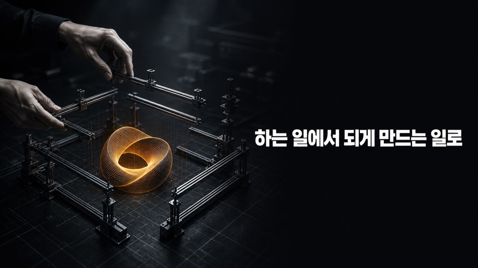 직접 처리하는 자리에서 그 일이 되게 만드는 자리로 옮겨 갑니다