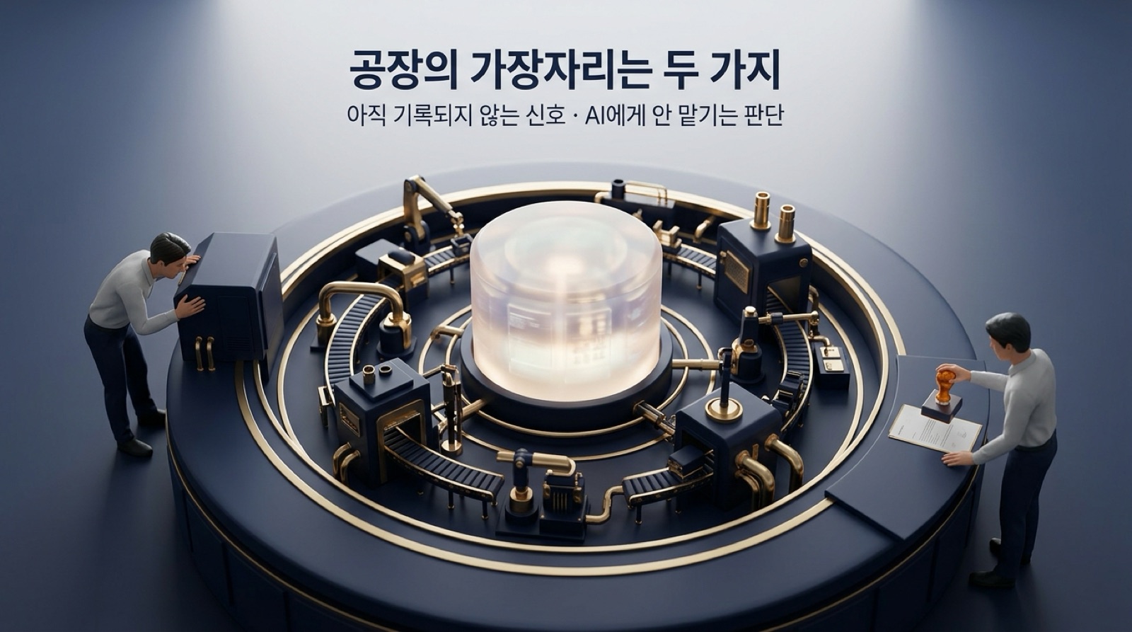 공장의 가장자리는 아직 기록되지 않는 신호와, AI에게 맡기지 않기로 정한 판단입니다