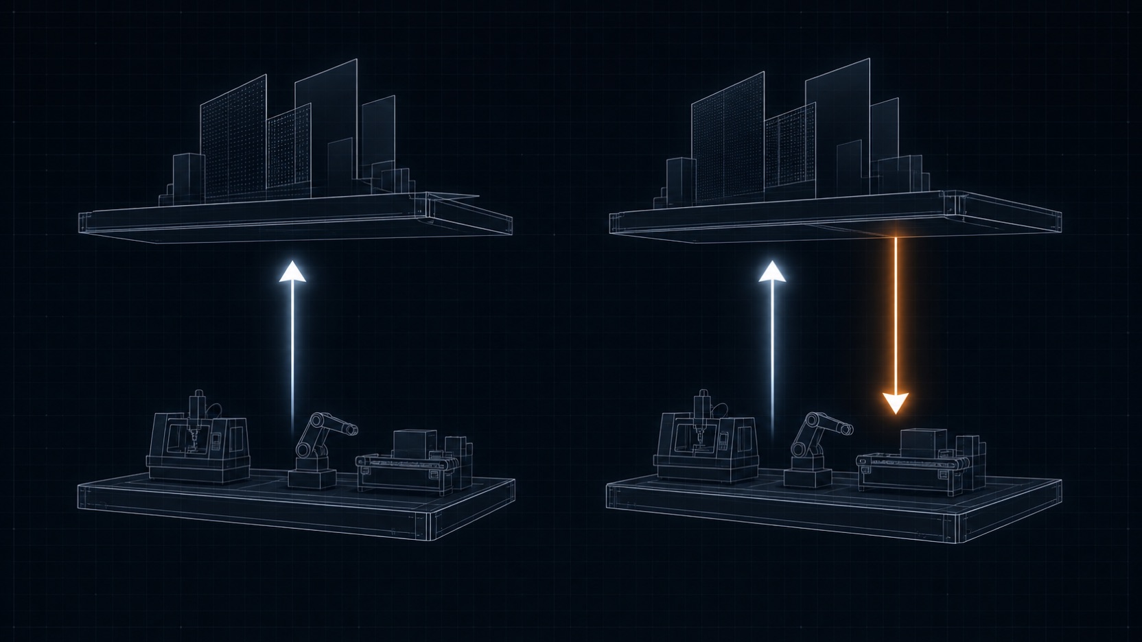 올라오기만 하는 층과 돌아가는 층이 갈립니다