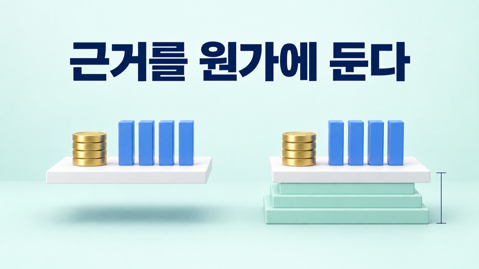 할인의 근거를 원가에 두면 더 내려가지 않는 선이 생기고, 관계에 두면 그 선이 없습니다